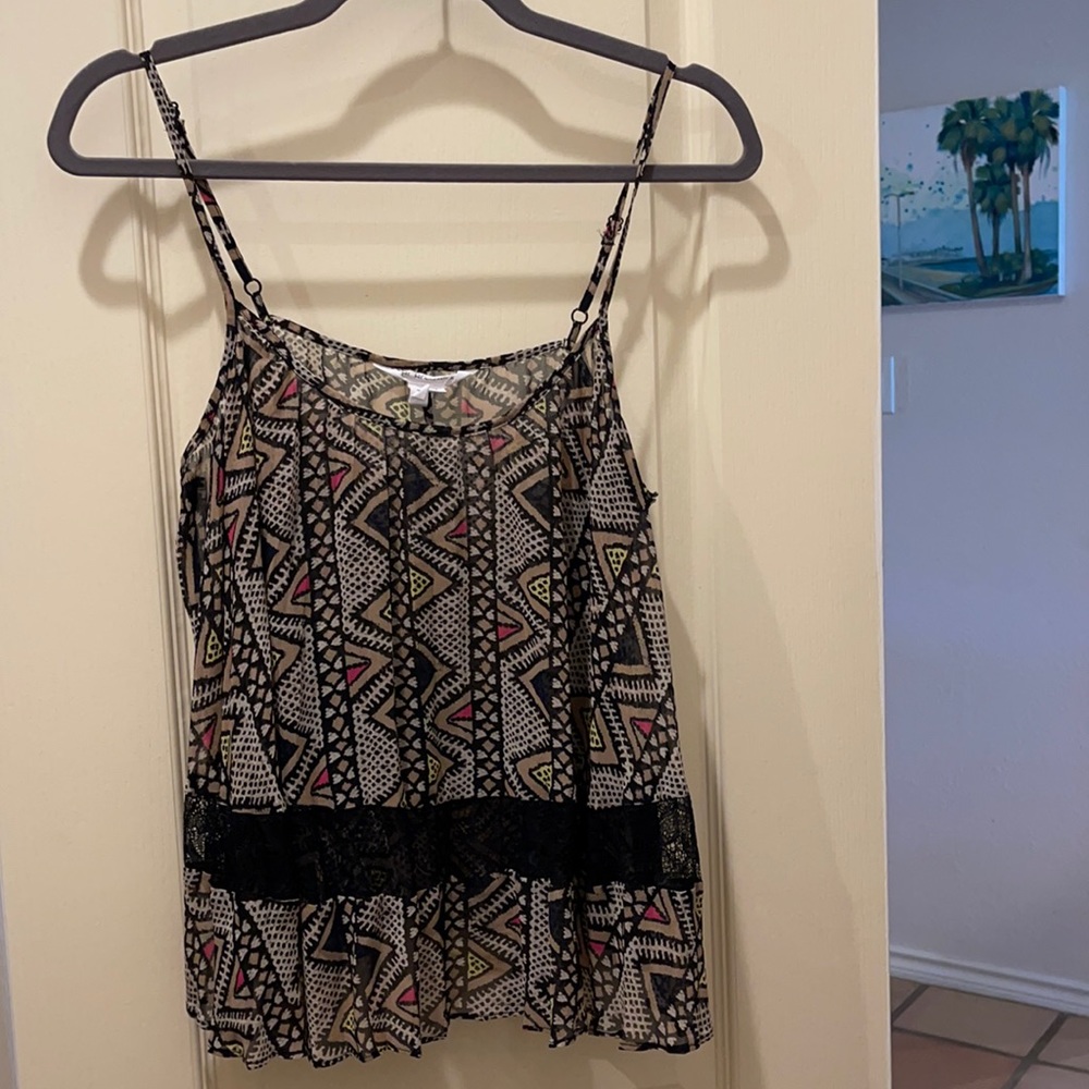 BCBG sheer cami medium